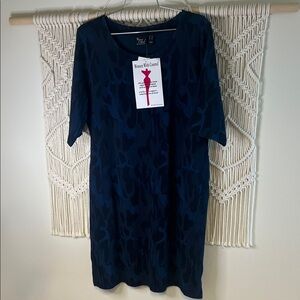 Women with Control Blue Camouflage Dress
